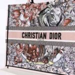 Dior Women Large Dior Book Tote Multicolor La Force Embroidery - Image 9