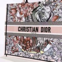 Dior Women Large Dior Book Tote Multicolor La Force Embroidery (1)