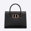 Dior Women Large ST Honore Tote Black Grained Calfskin