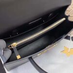 Dior Women Large ST Honore Tote Black Grained Calfskin - Image 7