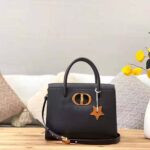 Dior Women Large ST Honore Tote Black Grained Calfskin - Image 2