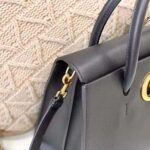 Dior Women Large ST Honore Tote Black Grained Calfskin - Image 9