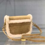 Dior Women Medium Dior Bobby Bag Camel-Colored Shearling - Image 5