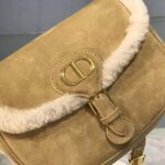 Dior Women Medium Dior Bobby Bag Camel-Colored Shearling - Image 7