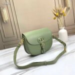 Dior Women Medium Dior Bobby Bag Cedar Green Box Calfskin Flap Closure - Imagen 4