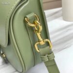 Dior Women Medium Dior Bobby Bag Cedar Green Box Calfskin Flap Closure - Imagen 9
