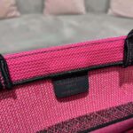 Dior Women Medium Dior Book Tote Bright Blue and Pink D-Jungle Pop Embroidery - Image 9