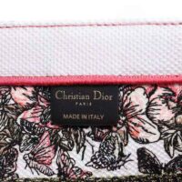 Dior Women Medium Dior Book Tote Multicolor Butterfly Embroidery (1)