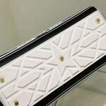 Dior Women Medium Dior Vibe Zip Bowling Bag Black and Silver Padded Dior Etoile Calfskin - Image 7