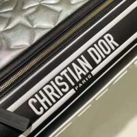 Dior Women Medium Dior Vibe Zip Bowling Bag Black and Silver Padded Dior etoile Calfskin (1)