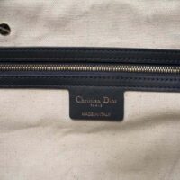 Dior Women Medium Dior Vibe Zip Bowling Bag Blue Smooth Calfskin (1)