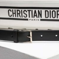 Dior Women Medium Dior Vibe Zip Bowling Bag White Smooth Calfskin (1)