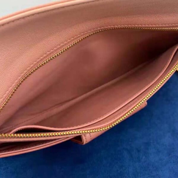 Dior Women Medium Diordouble Bag Pink Gradient Calfskin (7)