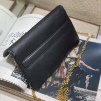 Dior Women Medium Diordouble Bag Smooth Calfskin-black (1)