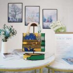 Dior Women Medium Lady D-lite Bag Bright Yellow and Green D-Flower Pop Embroidery - Image 4