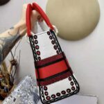Dior Women Medium Lady D-lite Bag Latte Multicolor Cupidon Embroidery - Image 6