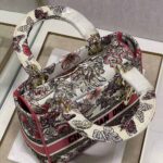 Dior Women Medium Lady D-lite Bag Multicolor Butterfly Embroidery – Image 6