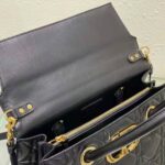 Dior Women Medium ST Honore Tote Black Macrocannage Lambskin – Bild 9