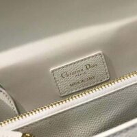 Dior Women Medium ST Honoré Tote Latte Grained Calfskin-white (1)