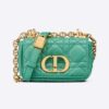 Dior Women Micro Dior Caro Bag Cloud Lime Supple Cannage Calfskin