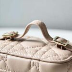 Dior Women Micro Lady Dior Vanity Case Cannage Lambskin-Pink - Image 7