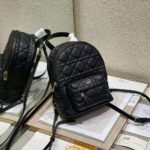 Dior Women Mini Dior Backpack Black Cannage Lambskin - immagine 5