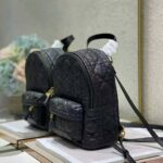 Dior Women Mini Dior Backpack Black Cannage Lambskin - immagine 6