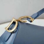 Dior Women Saddle Bag Indigo Blue Gradient Calfskin – Bild 6