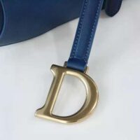 Dior Women Saddle Bag Indigo Blue Gradient Calfskin (1)