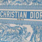 Dior Women Small Dior Book Tote Cornflower Blue Toile De Jouy Embroidery - Image 8