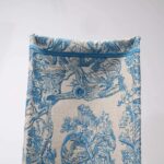 Dior Women Small Dior Book Tote Cornflower Blue Toile De Jouy Embroidery - Image 7