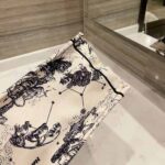 Dior Women Small Dior Book Tote Latte Multicolor Dior Zodiac Embroidery - Image 8