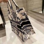 Dior Women Small Dior Book Tote Latte Multicolor Dior Zodiac Embroidery - Image 5