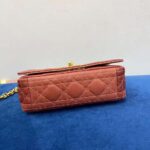 Dior Women Small Dior Caro Bag Pink Gradient Cannage Lambskin - Bild 4