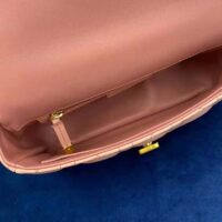 Dior Women Small Dior Caro Bag Pink Gradient Cannage Lambskin (1)