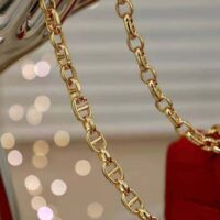 Dior Women Small Dior Caro Bag Supple Cannage Calfskin-red (1)