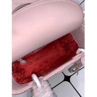 Dior Women Small Lady Dior My Abcdior Bag Powder Pink Cannage Lambskin (1)