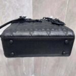 Dior Women Small Lady Dior My Abcdior Bag Black Cannage Calfskin with Diamond Motif - Image 6