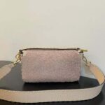 Fendi Women Baguette Pink Sheepskin Bag - Image 3