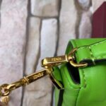 Fendi Women Baguette Soft Nappa Leather Bag-Green - Image 7