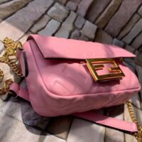 Fendi Women Baguette Soft Nappa Leather Bag-pink (1)