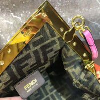 Fendi Women Fendi First Small Leather Bag with Multicolor Inlay (1)