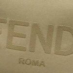 Fendi Women Fendi Sunshine Medium Beige Canvas Bag - immagine 10