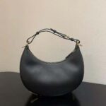 Fendi Women Fendigraphy Small Black Leather Bag-Black - Image 2