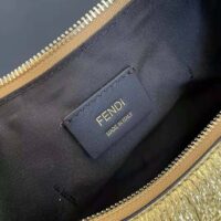 Fendi Women Fendigraphy Small Gold Laminated Leather Bag (1)