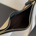 Fendi Women Fendigraphy Small Leather Bag with Beige and Brown Inlay - Image 9