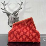 Fendi Women First Medium Red Suede Bag - Image 2