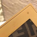 Fendi Women First Medium Nappa Leather Bag-Maroon - Imagen 7