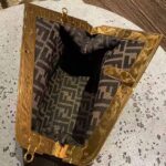 Fendi Women First Medium Nappa Leather Bag-Maroon - Imagen 6