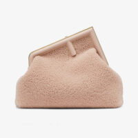 Fendi Women First Medium Pink Sheepskin Bag (1)